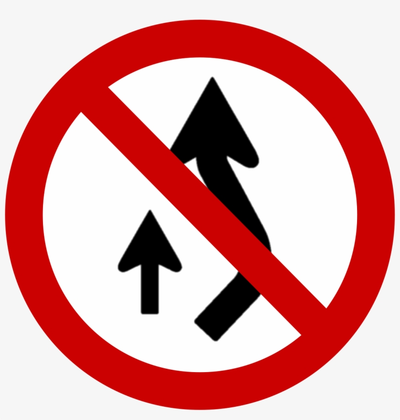Indonesian Road Sign B6 - No Food Clipart, transparent png download