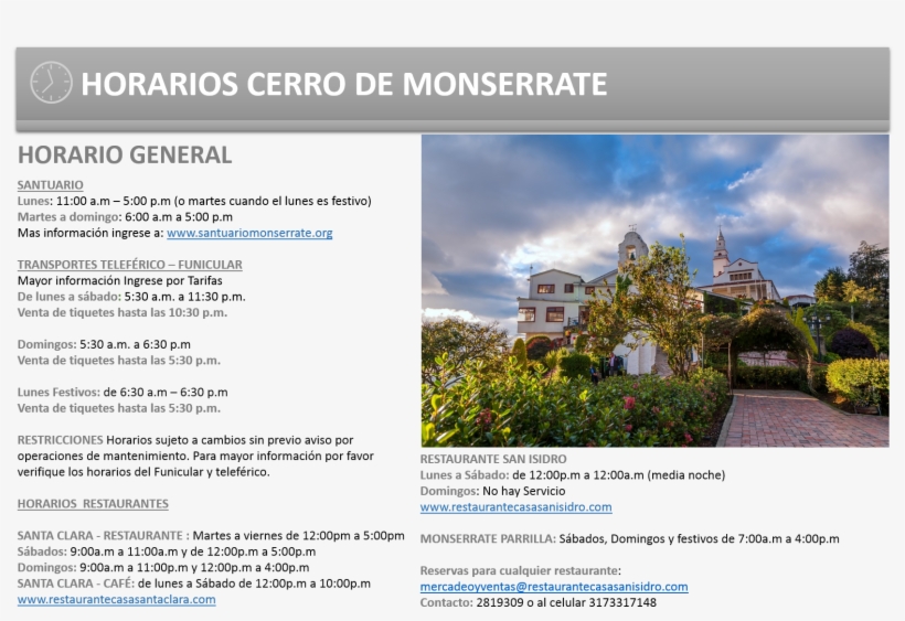 Ticket Office - Monserrate Sendero Peatonal Horarios, transparent png download