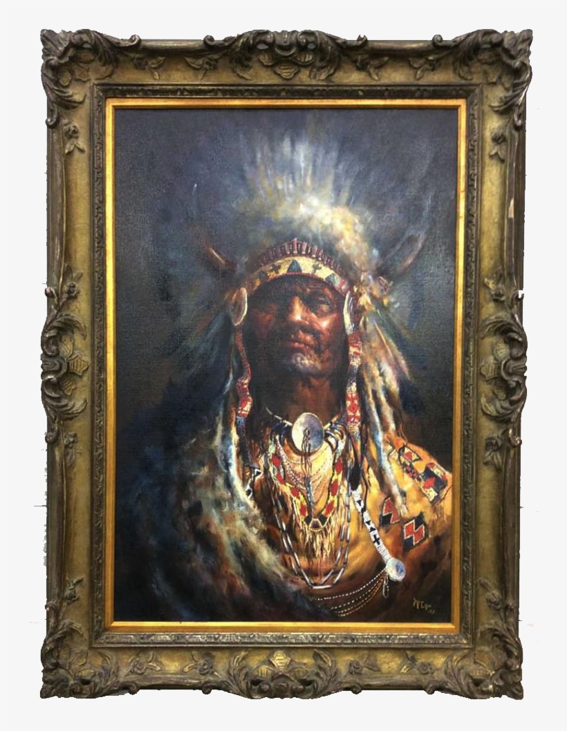 Buck Mccain Chief W - Picture Frame, transparent png download
