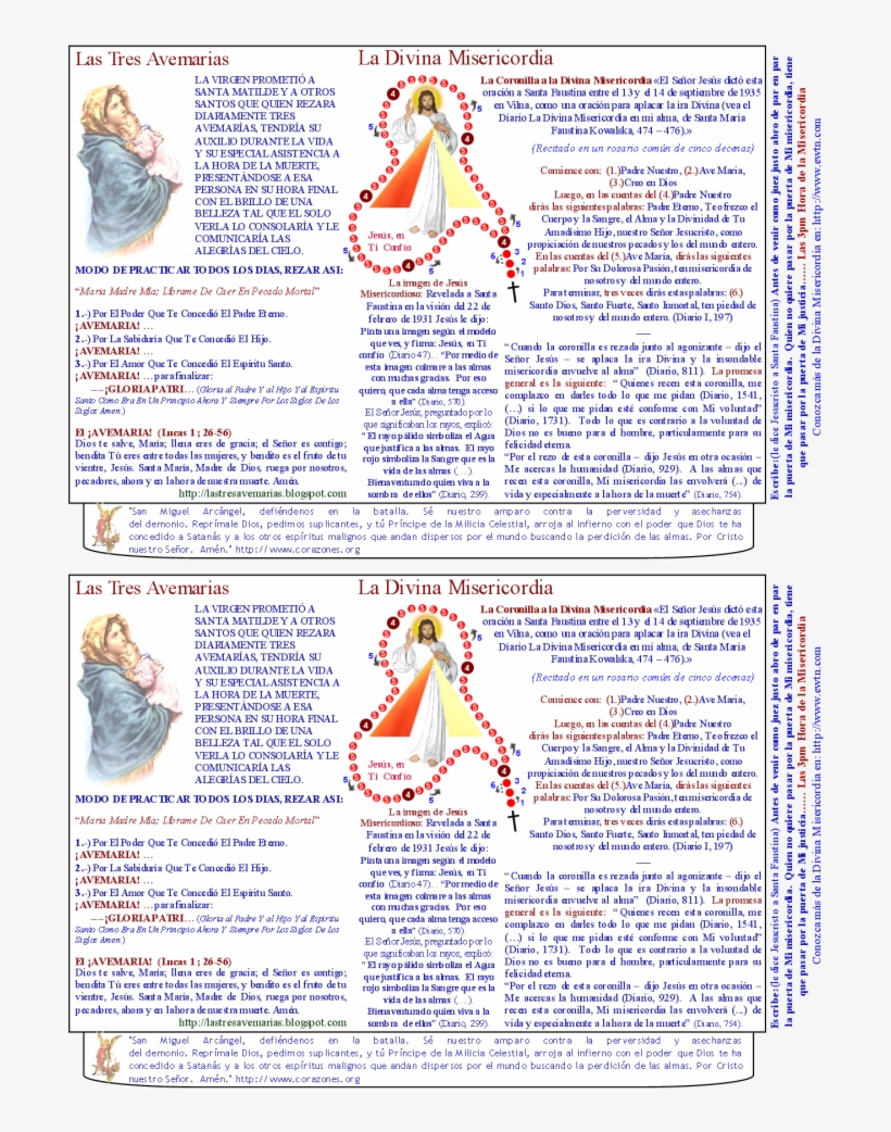 Coronilla De La Divina Misericordia, transparent png download
