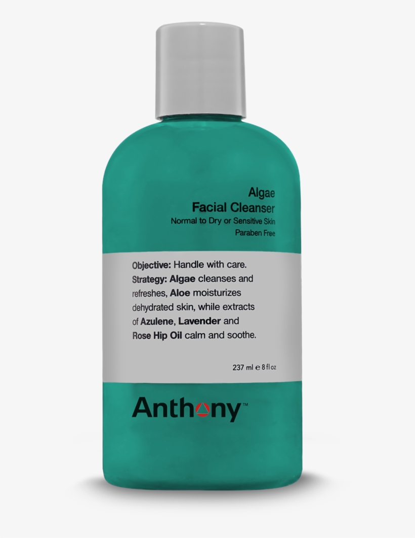 Anthony Logistics For Men Algae Facial Cleanser - Cleanser, transparent png download