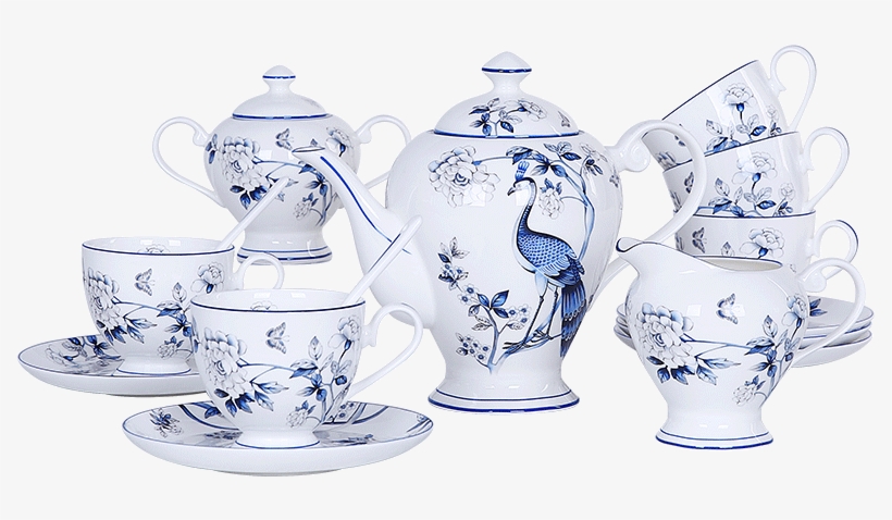 Color Classification, Pot Sugar Milk 6 Cups Plate Pot - Tea Bone China Set Png, transparent png download
