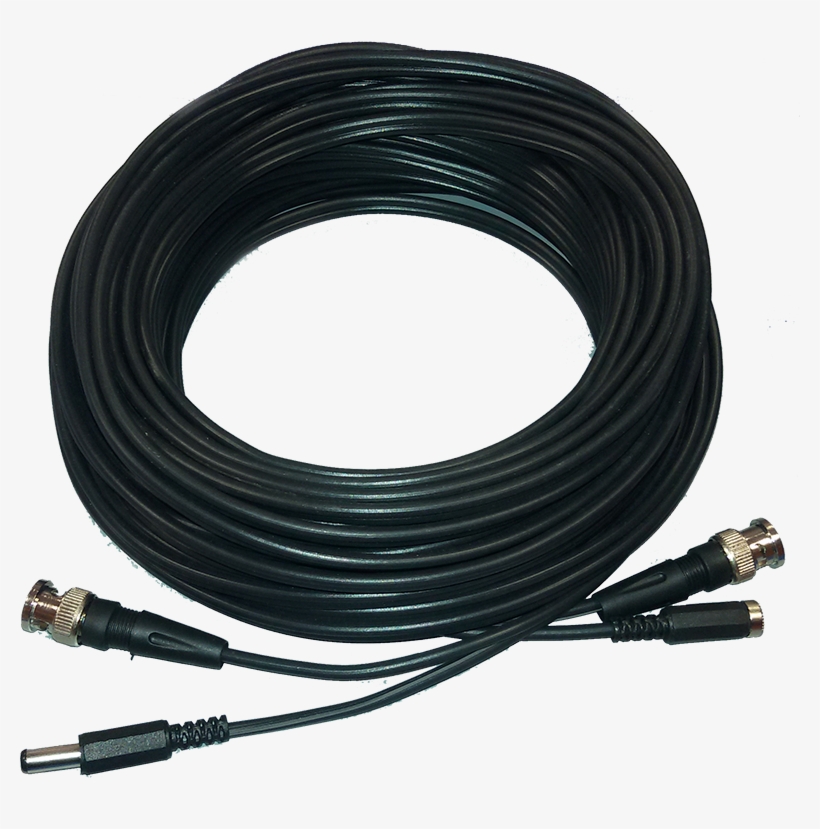 Cctv Cable Cámara 18 Mts Con Alimentación - Usb Cable, transparent png download
