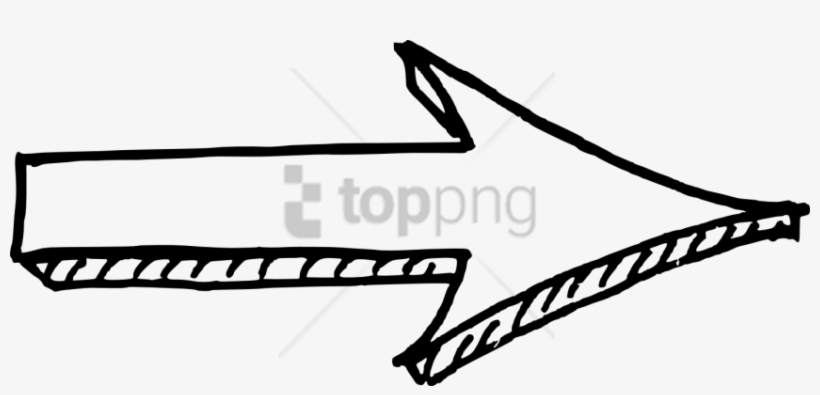 Free Png Sketch Drawn Arrow Png Image With Transparent - Transparent White Arrow Png, transparent png download