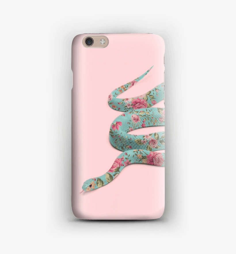 Floral Snake Case Iphone 6 Plus - Pink Flower Snakes, transparent png download