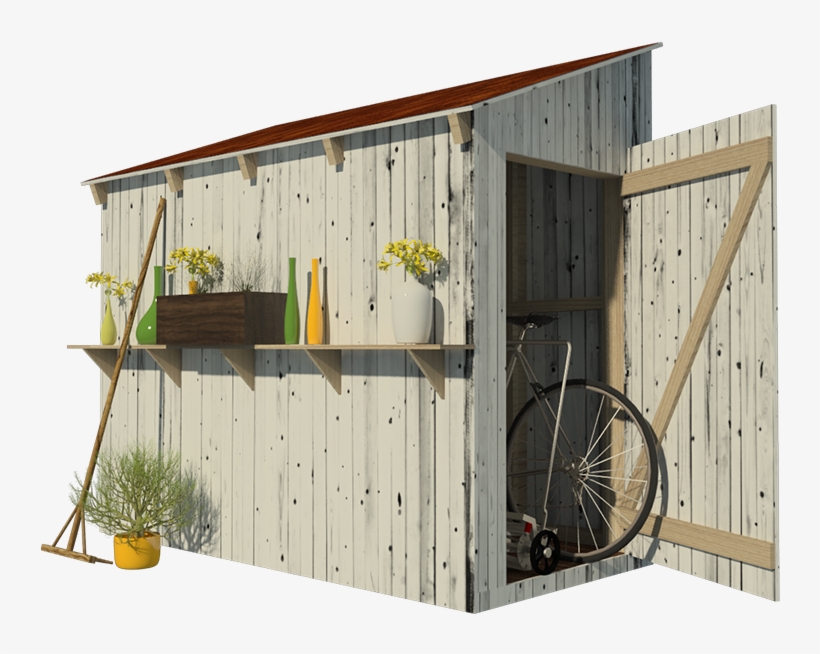 Lean To Shed Plans Joi - Shed, transparent png download