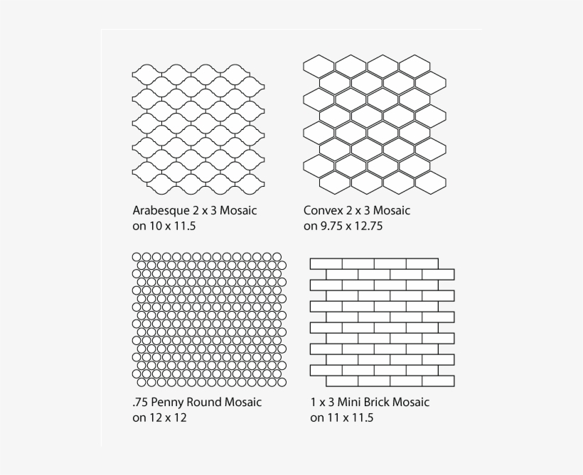 Tile Shape Outlines Download Tile Outline - Plaqueta Poliuretano Imitacion Ladrillo ...