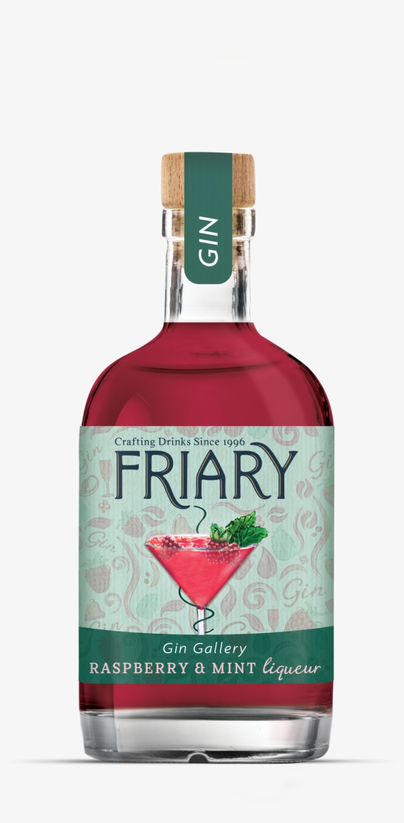Raspberry And Mint Liqueur - Liqueur, transparent png download