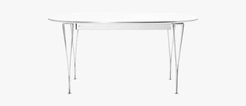 Piet Hein, Arne Jacobsen & Bruno Mathsson - Transparent White Table, transparent png download
