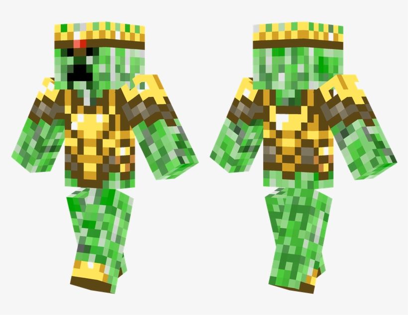 Creeper King - Minecraft Skins Creeper King, transparent png download