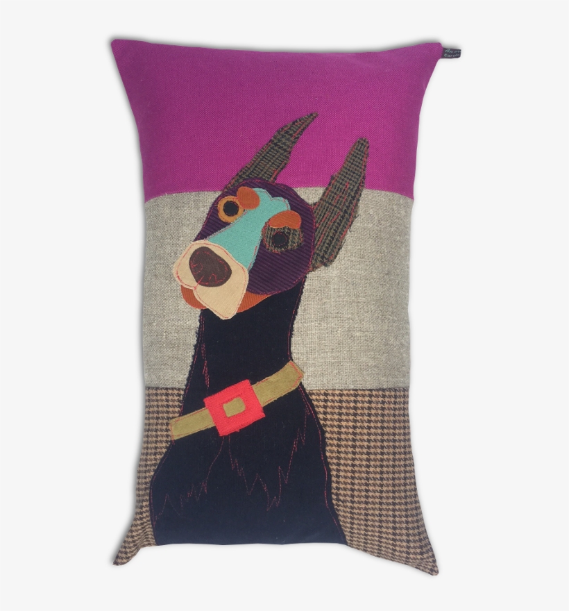 Prince The Doberman Cushion - Cushion, transparent png download