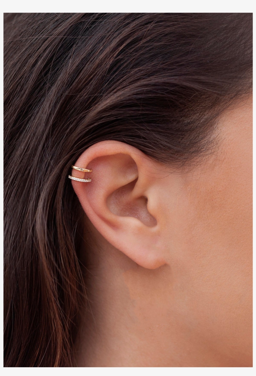 Jade Pave Ear Cuff - Body Jewelry, transparent png download