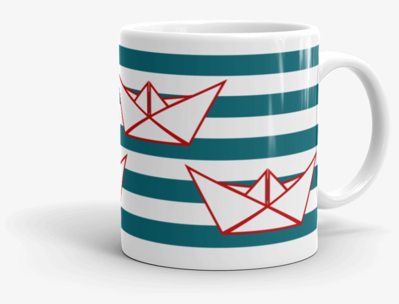 Four Paper Boats Mug 325 Ml, Collection Origami Boat - Coffee Cup, transparent png download