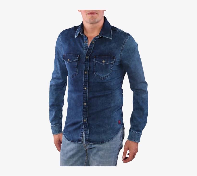 Pepe Jeans Jepson Rain Cloud Denim Shirt Indigo - Pepe Jeans Denim Shirt, transparent png download