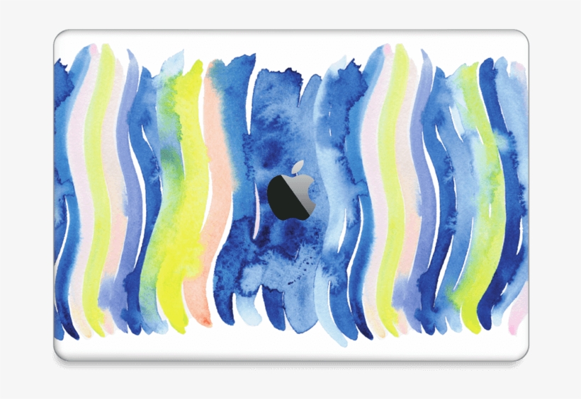 Ondas Azules - Watercolor Paint, transparent png download