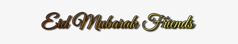 Happy Eid Dear Editors - Calligraphy, transparent png download