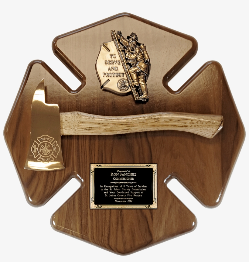 Maltese Cross Axe Plaque - Wallet, transparent png download