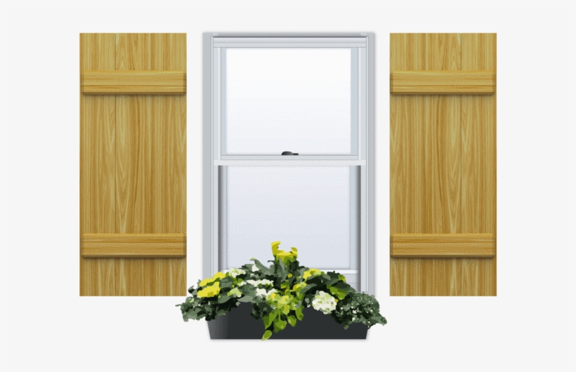 Board And Batten Pine Shutter - Home Door, transparent png download