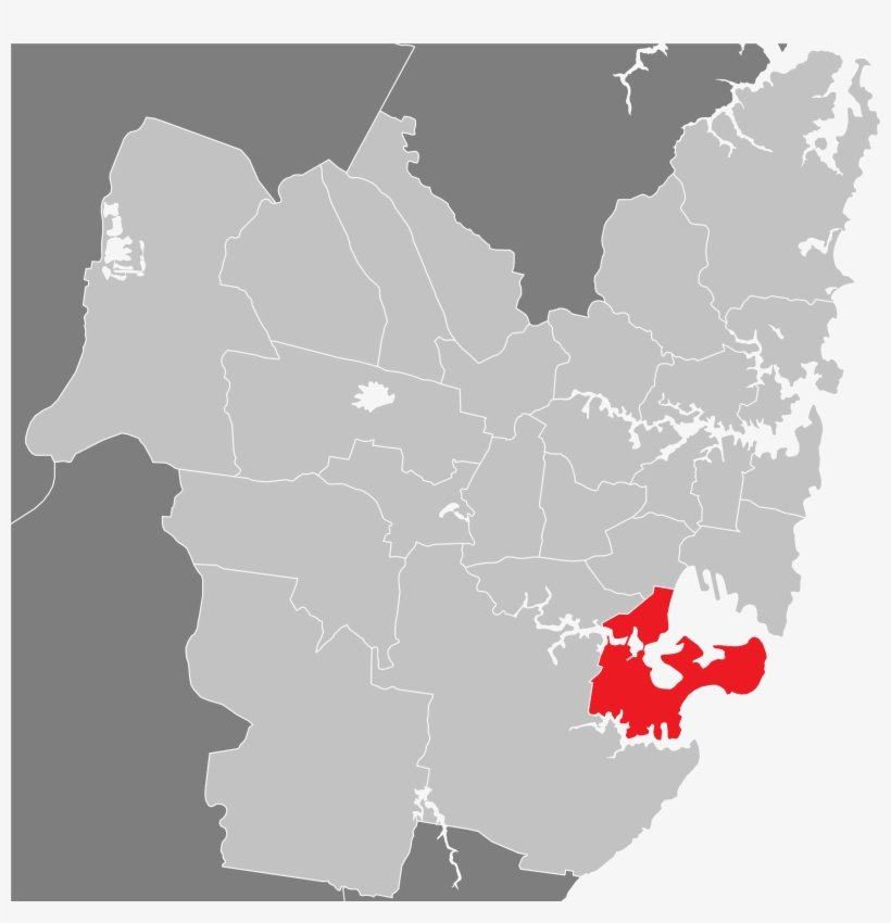 Australian Electoral Division Of Cook, 2016 - Sydney Federal Election Map, transparent png download