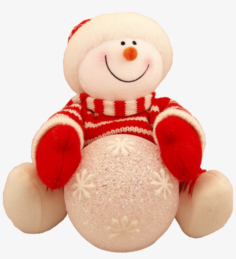 Muñeco De Nieve - Peluches De Navidad Png, transparent png download