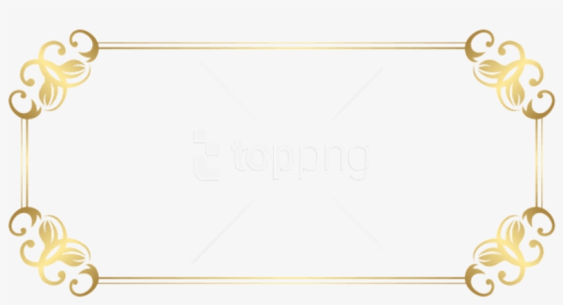 Free Png Label Border Png Images Transparent - Transparent Gold Label Png, transparent png download