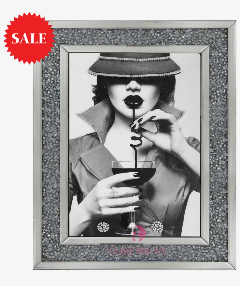 Milan Pose 3 Choice Of Frames 95cm X 75cm Diamond Crush - Picture Frame, transparent png download