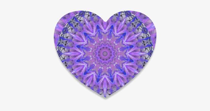 Abstract Plum Ice Crystal Palace Lattice Lace Heart - Heart, transparent png download