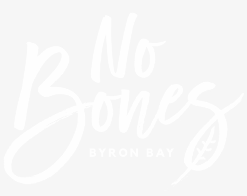 No Bones Byron Bay Logo - Calligraphy, transparent png download