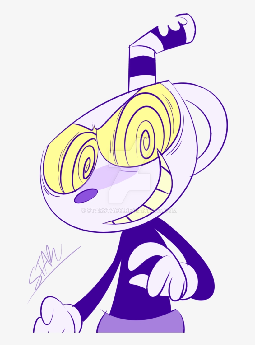 Evil Sippy Cup By Starstaco - Cuphead Star's Taco, transparent png download