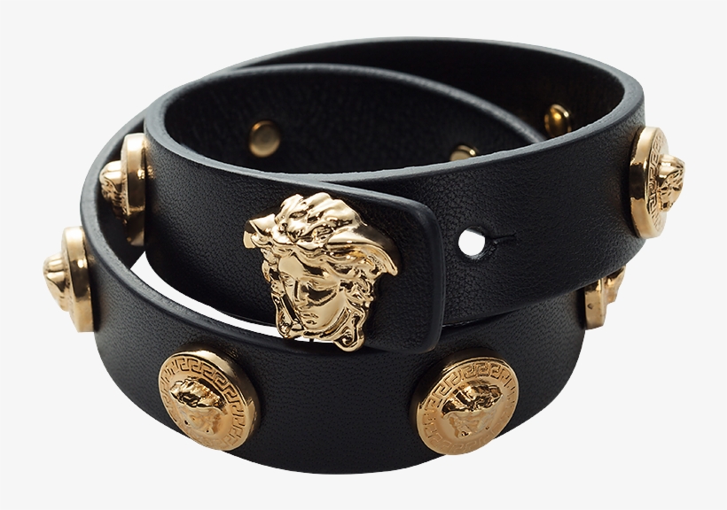 Medusa Studded Bracelet - Versace Studded Bracelet Men, transparent png download