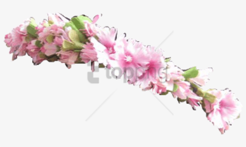 Free Png Purple Flower Crown Transparent Png Image - Love Heart Flower Crown, transparent png download