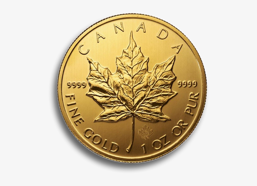 1 Oz Canadian Maple Leaf Goldmünze Diverse Jahre - 2009 Gold Maple Leaf, transparent png download