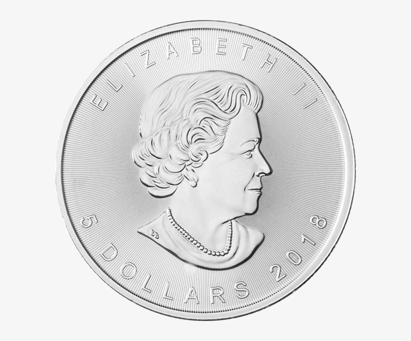 2018 1 Oz Canadian Silver Maple Leaf Reverse - Canadian Silver Maple Leaf, transparent png download