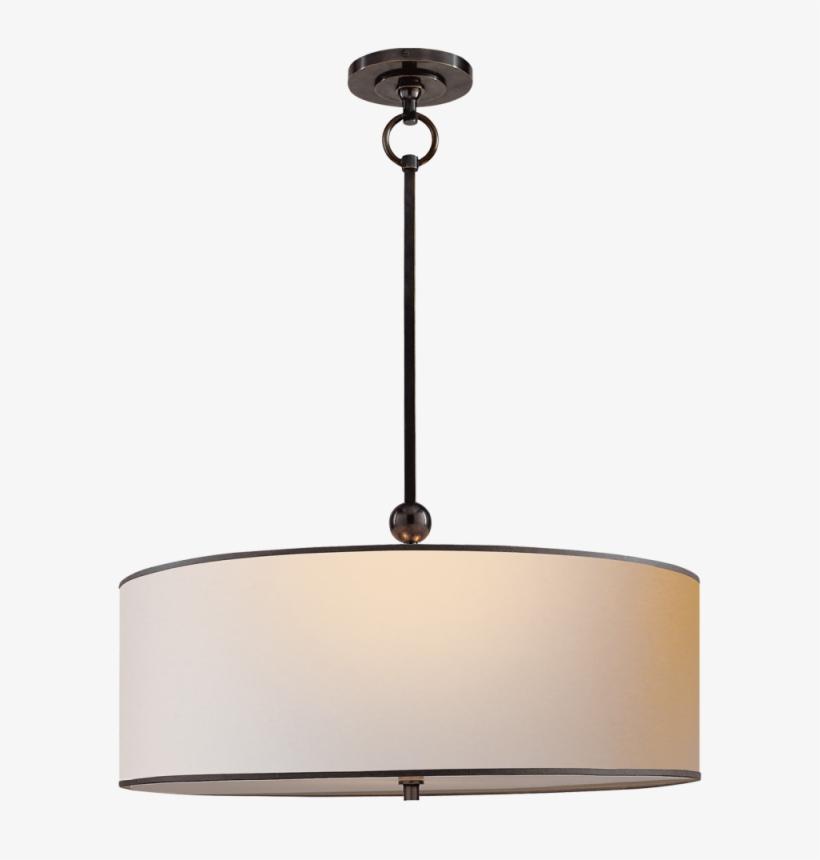 Reed Hanging Shade In Bronze With Natural Paper - Hanging Lights, transparent png download