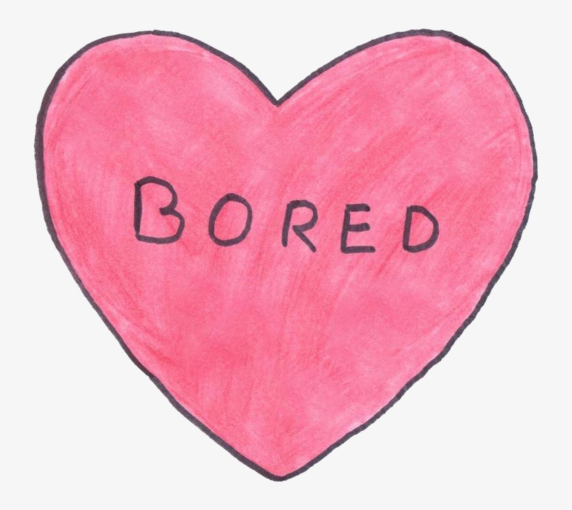 What To Do When You're Bored - Heart, transparent png download