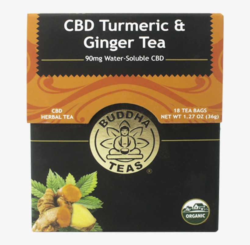 Organic Cbd Turmeric & Ginger Tea - Cbd Turmeric & Ginger Tea, transparent png download