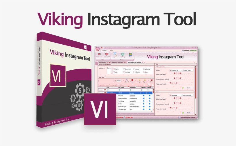 Intagrambannth ] - Viking Facebook Tools, transparent png download