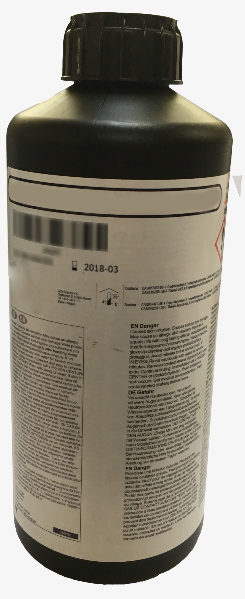 Drop On Demand Ink - Bottle, transparent png download