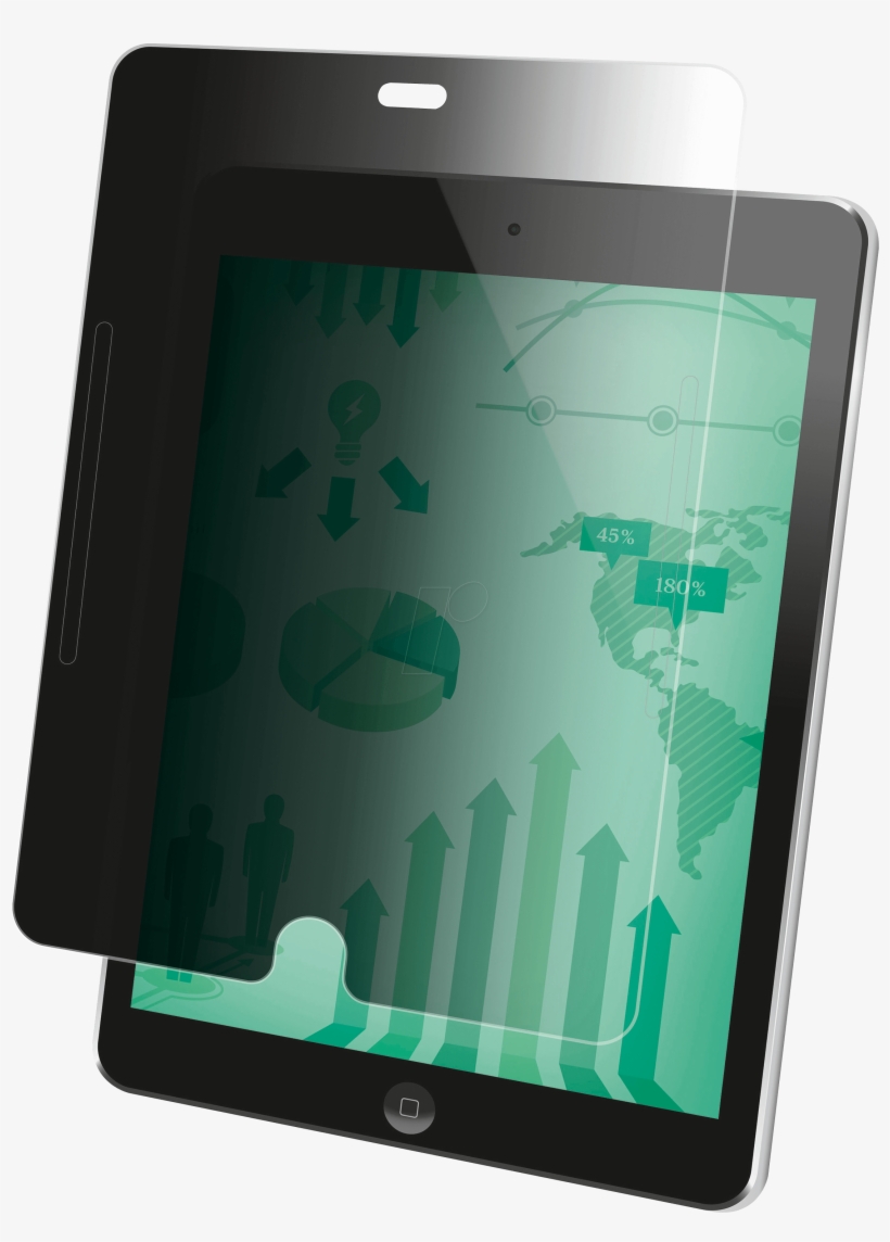 Pftap001 Privacy Filter For Ipad Air 1/2 Pro - Tablet Computer, transparent png download