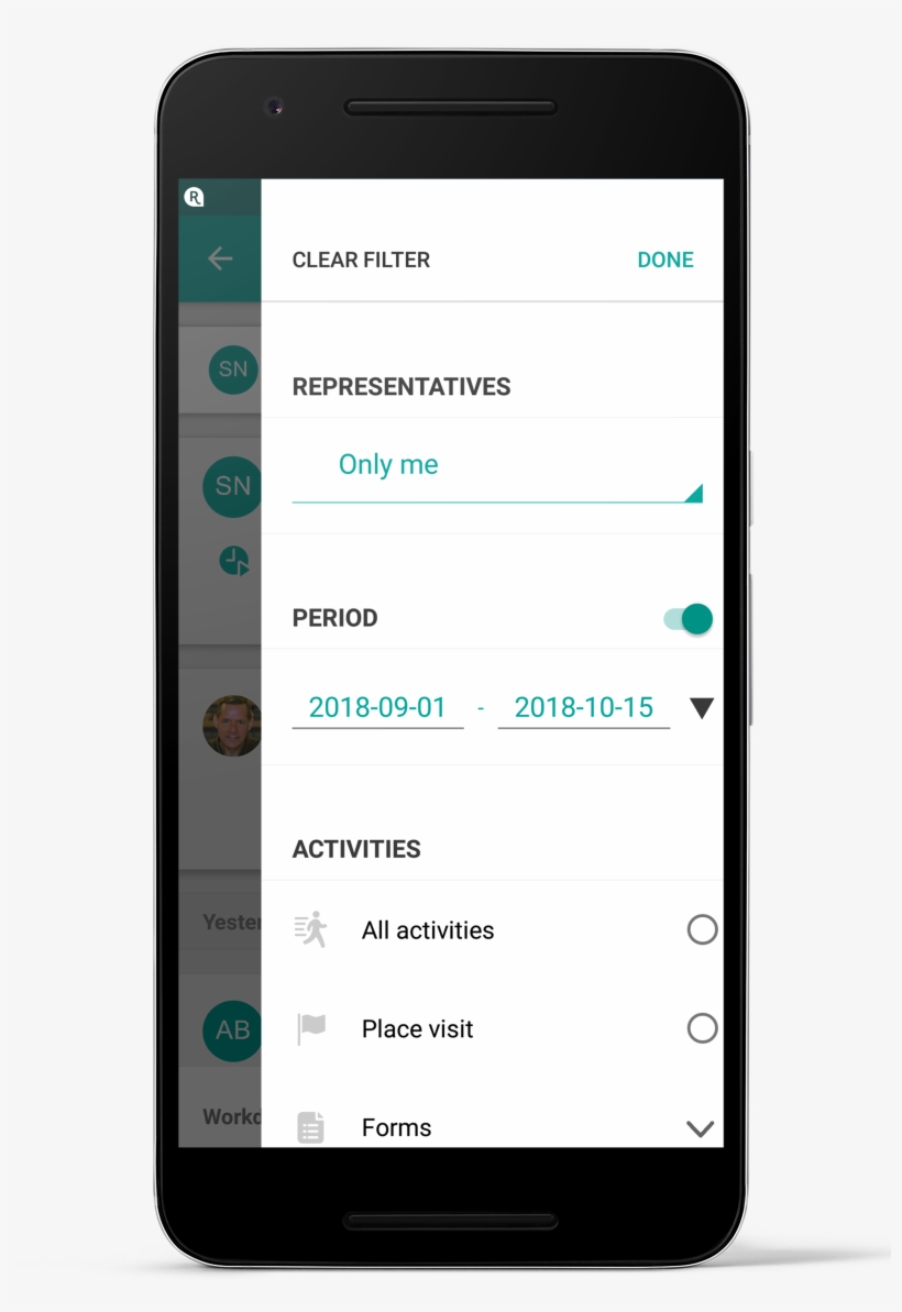 Select The Date For Which You Want To See Your Activities, transparent png download
