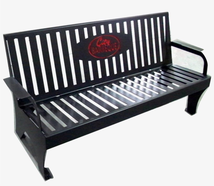 Park Bench - Custom Cnc Outdoor Metal Bench, transparent png download