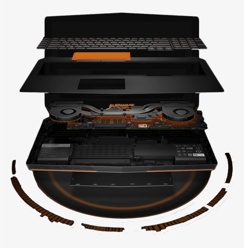 Inspired By Aerospace Tech, The Carbon Fiber Composites - Alienware 17 R5 Disassembly, transparent png download