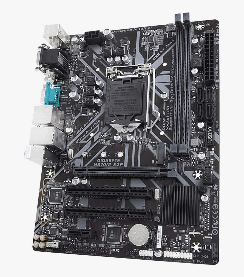 2018031910491003 Big - Gigabyte H310m S2p, transparent png download