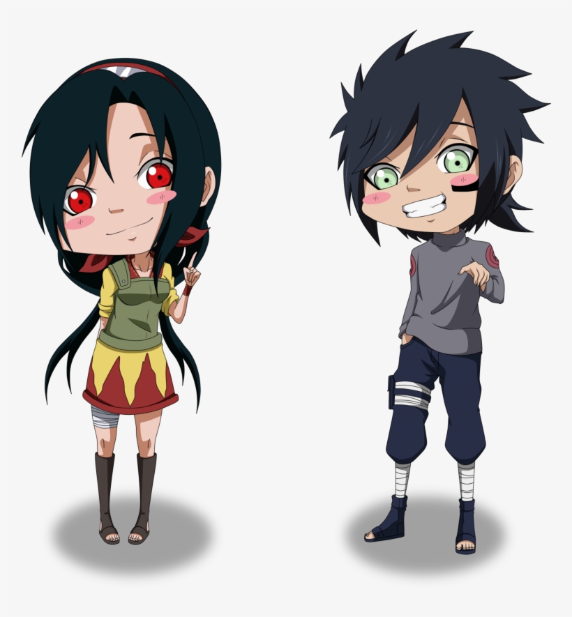 Anime Chibi Boy And Girl Photo - Cartoon, transparent png download
