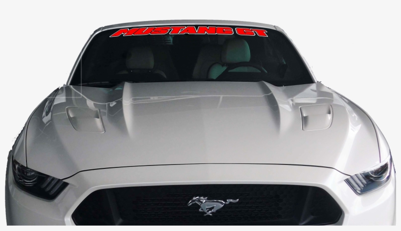Mustang Gt Red Windshield Graphics - Ford Motor Company, transparent png download