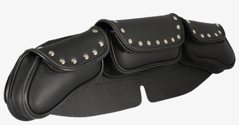 Chrome Stud Windshield Bag - Strap, transparent png download