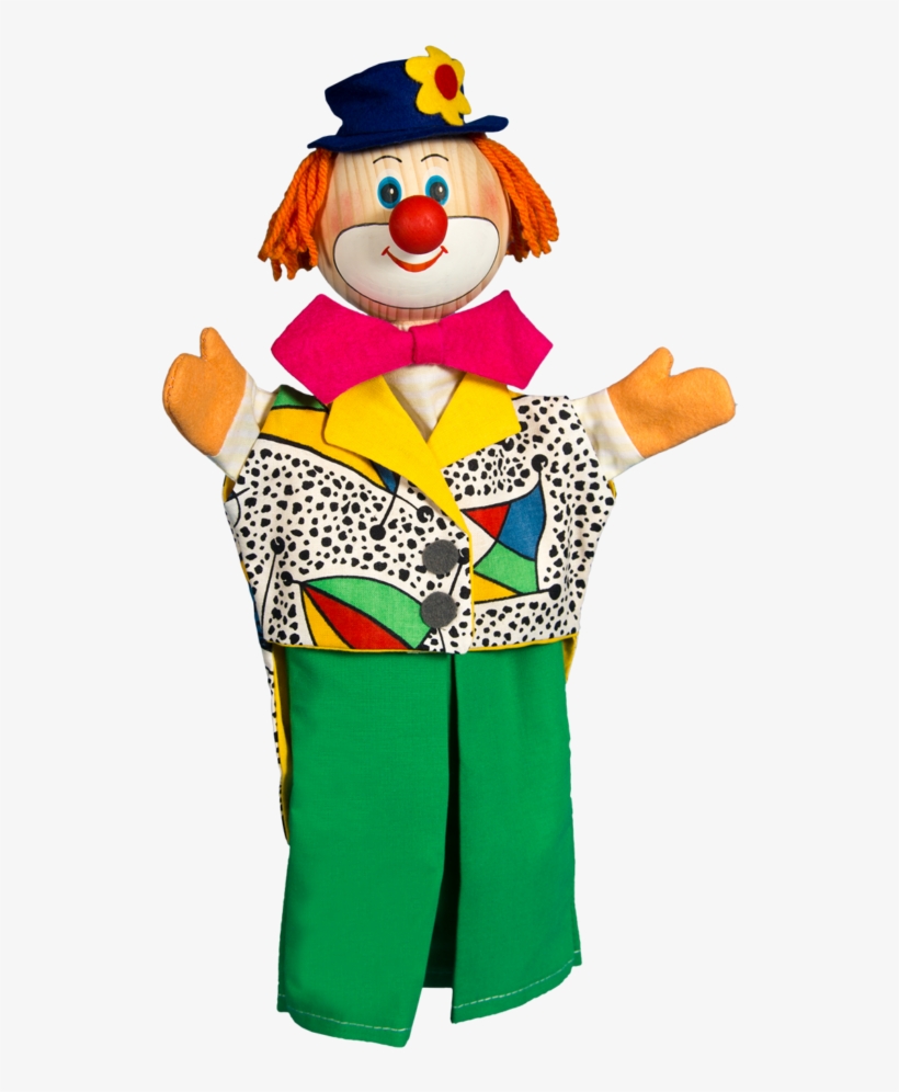 Кукла Перчатка Клоун - Clown, transparent png download