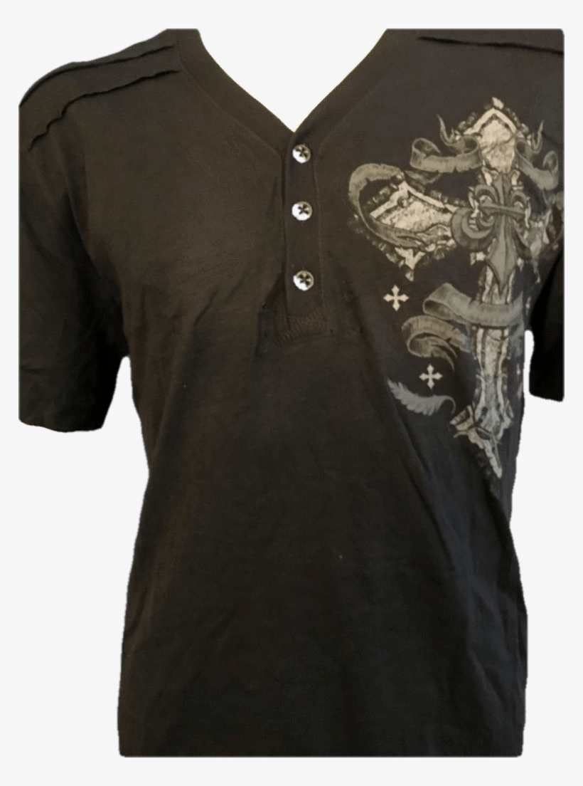 Affliction Fast Lane Mens Button Up - Blouse, transparent png download