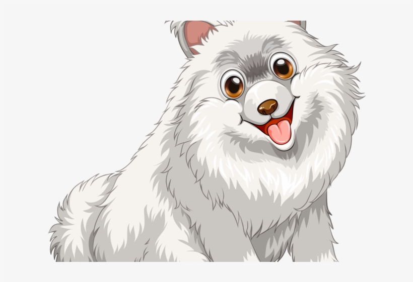 Pomeranian Clipart Transparent - Fluffy Dog Clip Art, transparent png download