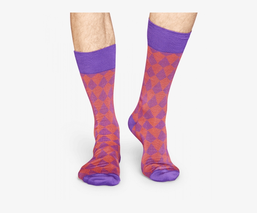 Dressed Diamond Sock - Hockey Sock, transparent png download